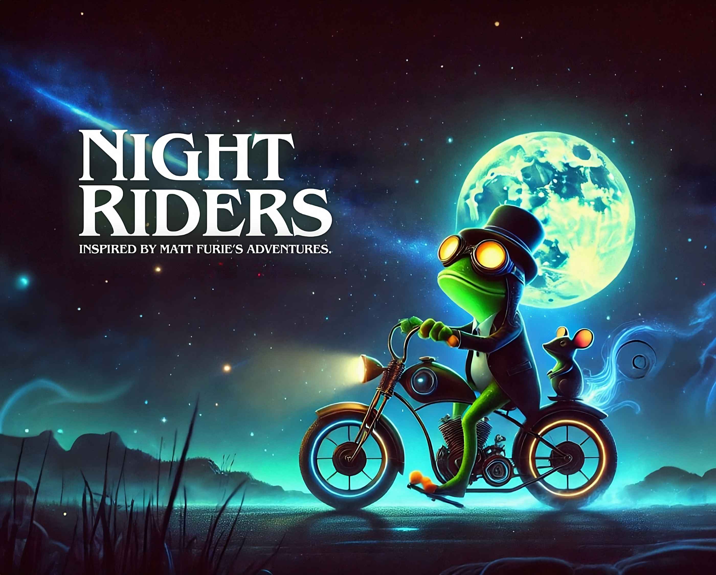 Night sky background